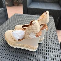 Scarpe Manila Grace, Espadrillas Zeppa, 37