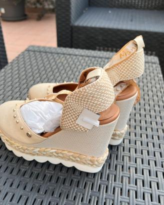 Scarpe Manila Grace, Espadrillas Zeppa, 37