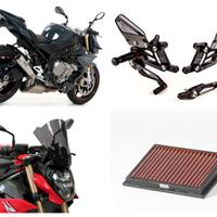 Bmw S 1000 R accessori scarico pedane protezioni