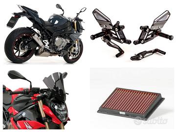 Bmw S 1000 R accessori scarico pedane protezioni