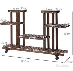 Fioriera in legno