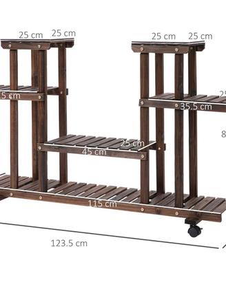 Fioriera in legno