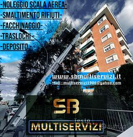 Noleggio montacarichi, traslochi e facchinaggio