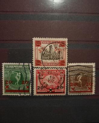 Francobolli Belgio 1921 us