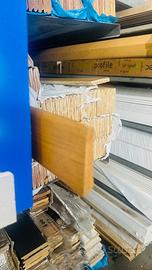 Battiscopa in laminato mm 70x13 diversi colori