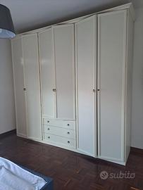 Armadio da camera 6 ante piu cassettiera