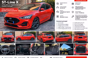 Ford Focus ST-Line X 1.0 EcoBoost Hybrid 125 CV – 