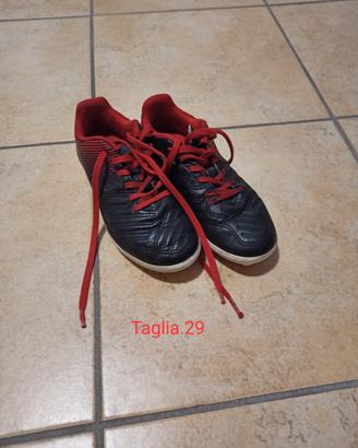 scarpe calcio taglia 28 e 29