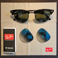 Occhiali da sole Ray-Ban + Lenti di ricambio NUOVI