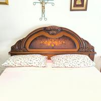 struttura letto in legno più rete 