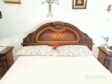 struttura letto in legno più rete 