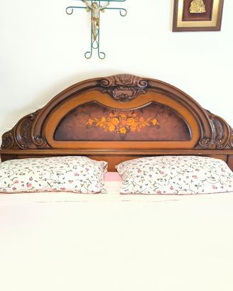 struttura letto in legno più rete 