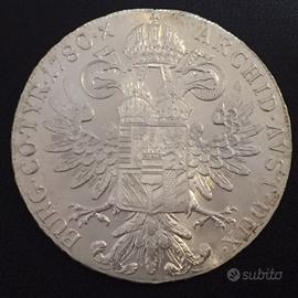 Tallero in Argento di Maria Theresa, Austria 1780