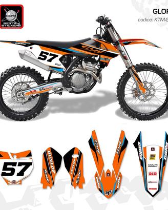 Kit GRAFICHE KTM 2/4 Tempi SX/SXF/EXC/EXCF