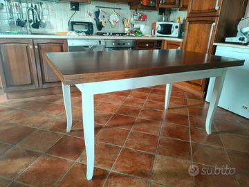 tavolo classico allungabile gambe bianche