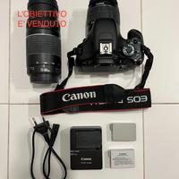 Canon EOS 600D + obiettivo 18-55