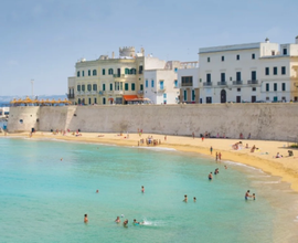 Dicembre sotto casa spiaggia Gallipoli