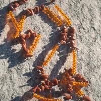 Set vintage arneria dorata (Goldstone)