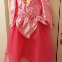 Vestito Carnevale Aurora 3-4 anni