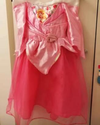 Vestito Carnevale Aurora 3-4 anni