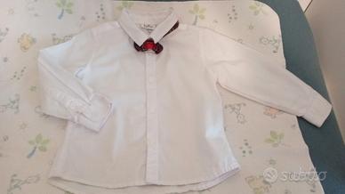 Camicia bianca bimbo 12-18 mesi