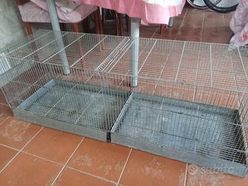 gabbia zincata da 120cm