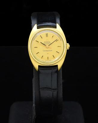 Omega Constellation Chronometer lady 60s gold dial
