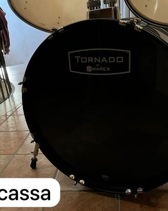 Batteria acustica Mapex Tornado usata pochissimo