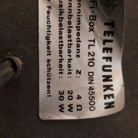 Diffusori Telefunken TL 210