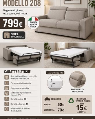 DIVANO LETTO