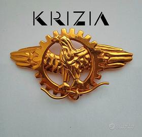 Grande RARA spilla vintage firmata KRIZIA '80-'90