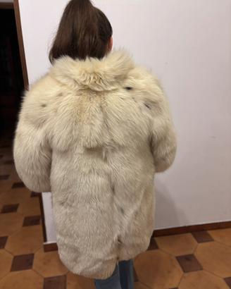 Pelliccia volpe bianca
