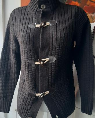 Maglione Cardigan Nuovo con alamari