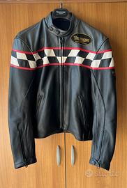 Giacca moto pelle triumph originale