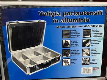Valigia portautensili in alluminio  460x330x155