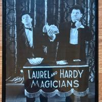 fotografia con cornice di Laurel and Hardy