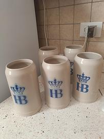 boccali di birra da 1 lt
