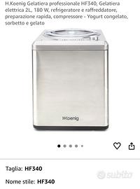 Gelatiera professionale