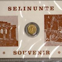 Collezzione di 20 tessere monetine placcate oro