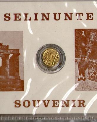 Collezzione di 20 tessere monetine placcate oro