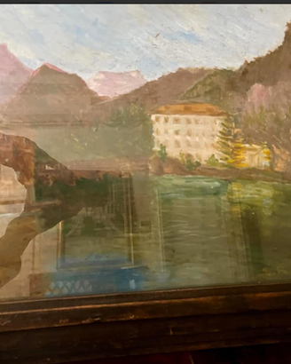daVILLAveneta900DIPINTO"MATTINOsulLAGOdiALLEGHE"