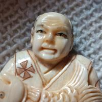 netsuke antico bottone giapponese 