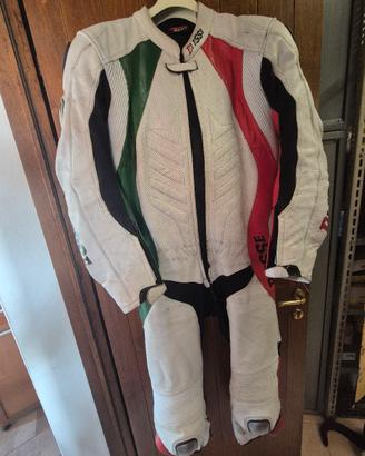 Tuta in pelle integrale Biesse taglia Xl