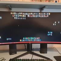 LG Monitor Gaming 34" 21:9 Curvo WQHD 3440x1440