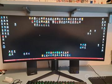 LG Monitor Gaming 34" 21:9 Curvo WQHD 3440x1440