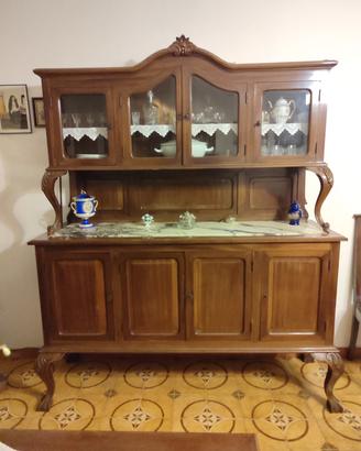 Elegante Credenza con Alzata d’Epoca 