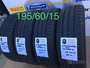 Gomme usate estive 195/60/15