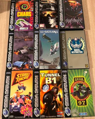 Lotto Sega Saturn 9 giochi