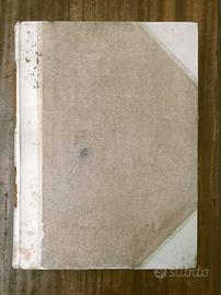 Libro antico "Roma. Descrizione e Ricordi di Wey"