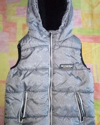 Gilet Imbottito con Cappuccio per bambino